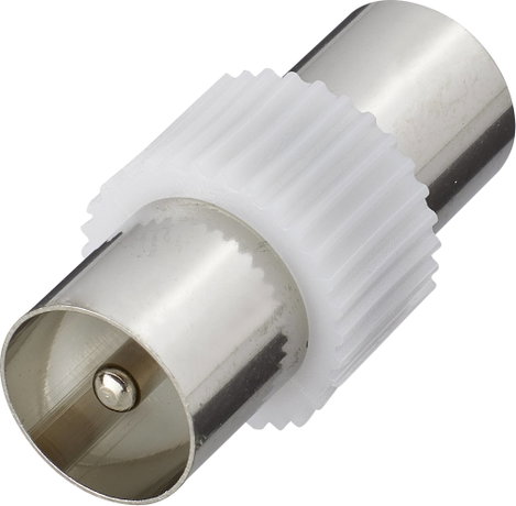 Antenna adapter, fém, koax dugó – koax dugó, renkforce 2. kép