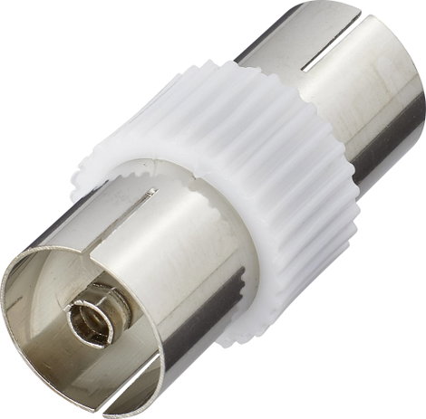 Antenna adapter, fém, koax alj – koax alj, renkforce 410313