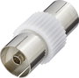 Antenna adapter, fém, koax alj – koax alj, renkforce 410313 bélyegkép
