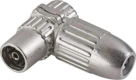 Koax alj, öntvény, könyök, renkforce 0410326 2. kép