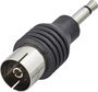 Antenna adapter, 3,5 jack mono – 75Ω koax alj, renkforce bélyegkép