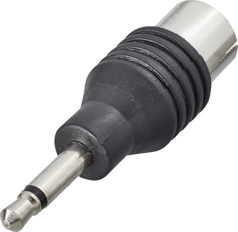 Antenna adapter, 3,5 jack mono – 75Ω koax alj, renkforce 2. kép