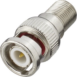 BNC/SAT adapter, BNC dugó – F alj, renkforce