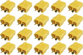 Modellakku aljzat XT60 aranyozott 20 db Reely
