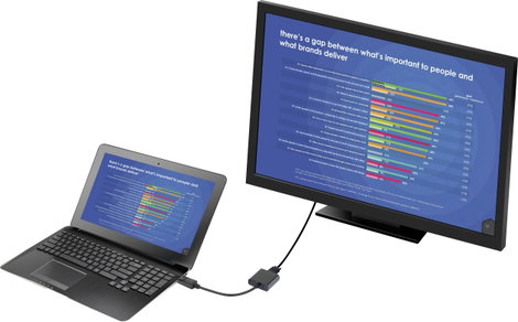 DisplayPort - VGA átalakító adapter, 1x DisplayPort dugó - 1x VGA aljzat, aranyozott, fekete, Renkfo 2. kép