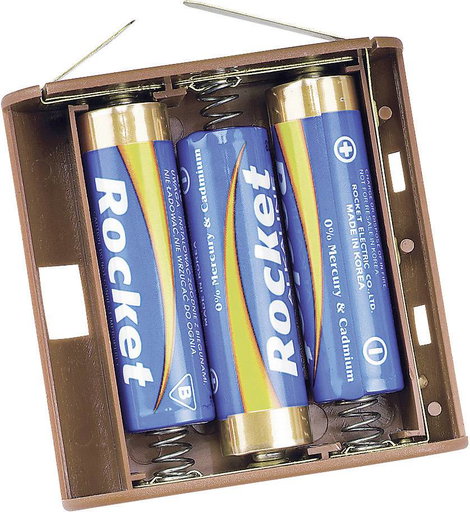 Kahlert Licht Elemtartó doboz csatlakozó hüvelyekkel 4,5 V/DC 60897 2. kép