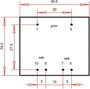 EI 38/13,6 Nyák transzformátor, 230 V / 2 x 18 V 100 mA 3,6 VA Gerth 3. bélyegkép