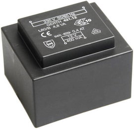 EI 42/14,8 Nyák transzformátor, 230 V / 2 x 4.5 V 533 mA 4,8 VA Gerth