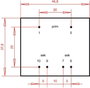 EI 42/14,8 Nyák transzformátor, 230 V / 2 x 4.5 V 533 mA 4,8 VA Gerth 3. bélyegkép