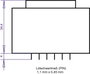 EI 48/16,8 Nyák transzformátor, 230 V / 15 V 666 mA 10 VA Gerth 2. bélyegkép