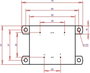 EI 54/18,8 Nyák transzformátor, peremmel, 230 V / 15 V 1066 mA 16 VA Gerth 3. bélyegkép