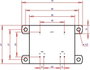 EI 54/18,8 Nyák transzformátor, peremmel, 230 V / 2 x 12 V 666 mA 16 VA Gerth 3. bélyegkép