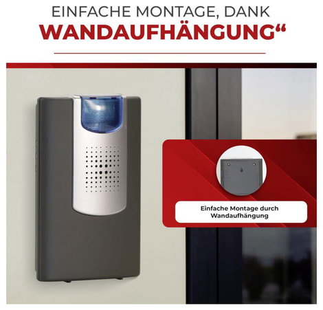 Vezeték nélküli csengő vevő, Heidemann 70873 5. kép