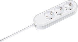 Hálózati elosztó 3 részes, fehér, Bachmann Electric 387.270