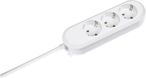 Hálózati elosztó 3 részes, fehér, Bachmann Electric 387.270