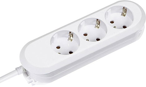 Hálózati elosztó 3 részes, fehér, Bachmann Electric 388.270