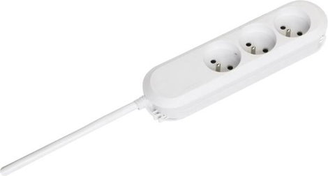 Hálózati elosztó 3 részes, fehér, Bachmann Electric 388.270 2. kép