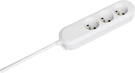 Hálózati elosztó 3 részes, fehér, Bachmann Electric 388.271 4. kép