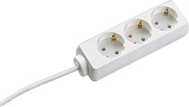Hálózati elosztó 3 részes, fehér, Bachmann Electric 387.270S