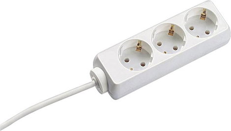 Hálózati elosztó 3 részes, fehér, Bachmann Electric 387.270S