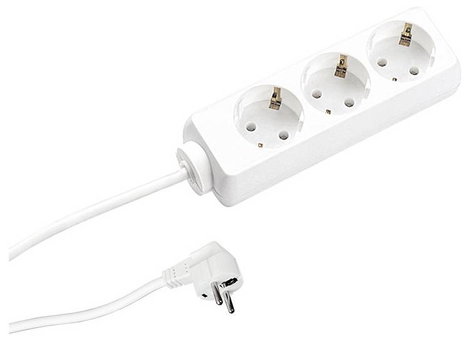 Hálózati elosztó 3 részes, fehér, Bachmann Electric 387.270S 2. kép