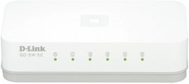5 portos RJ45 ethernet switch 100 MBit/s D-Link GO-SW-5E