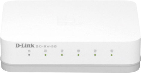 5 portos Gigabites RJ45 ethernet switch 1000 MBit/s D-Link GO-SW-5G