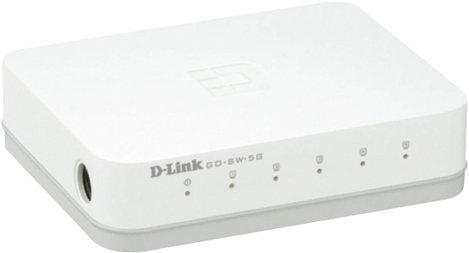 5 portos Gigabites RJ45 ethernet switch 1000 MBit/s D-Link GO-SW-5G 2. kép
