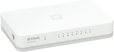 8 portos Gigabites RJ45 ethernet switch 1000 MBit/s D-Link GO-SW-8G 2. kép