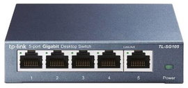 5 portos Gigabites RJ45 ethernet switch 1000 MBit/s TP-LINK TL-SG105