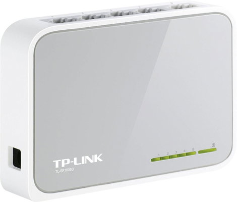 5 portos RJ45 switch 100 MBit/s TP-LINK TL-SF1005D