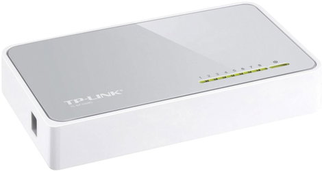 8 portos RJ45 ethernet switch 100 MBit/s TP-LINK TL-SF1008D 3. kép