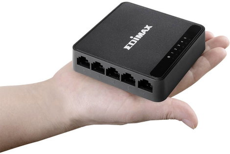 5 portos RJ45 ethernet switch 100 MBit/s EDIMAX ES-3305P V3 9. kép