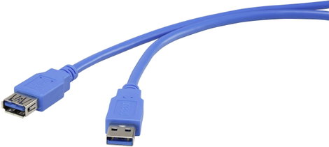 USB 3.0 hosszabbítókábel A/A, 3 m, Renkforce