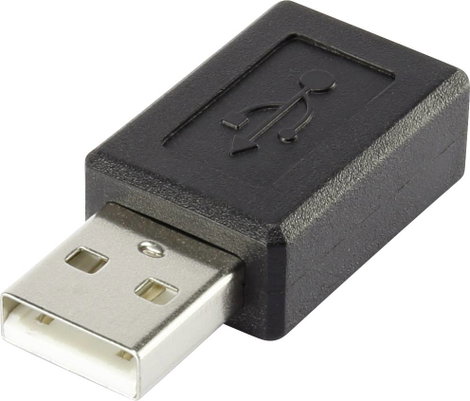 USB 2.0 átalakító, A dugóról mikro B aljra, renkforce 2. kép