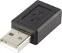 USB 2.0 átalakító, A dugóról mikro B aljra, renkforce 2. bélyegkép