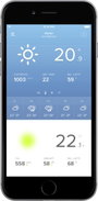 Internetes időjárásjelző állomás iPhone/iPad/iPod készülékekhez, Netatmo NWS01 + NE1002ZZ 13. bélyegkép