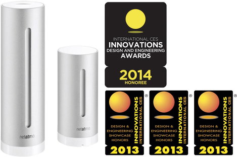 Internetes időjárásjelző állomás iPhone/iPad/iPod készülékekhez, Netatmo NWS01 + NE1002ZZ 7. kép