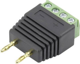 Labor csatlakozódugó Dugó, egyenes Tű átmérő: 2 mm Fekete Tru Components 93013c1127 1 db