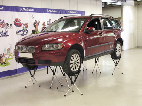Összehajtható kemping ülőke, 750 mm, Walkstool Comfort XXXL 63549 4. kép