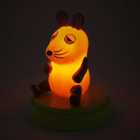 LED-es éjszakai fény időzítővel, (der Maus) narancs, Ansmann 1800-0016-510 2. kép