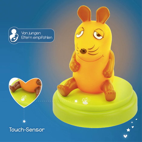 LED-es éjszakai fény időzítővel, (der Maus) narancs, Ansmann 1800-0016-510 9. kép