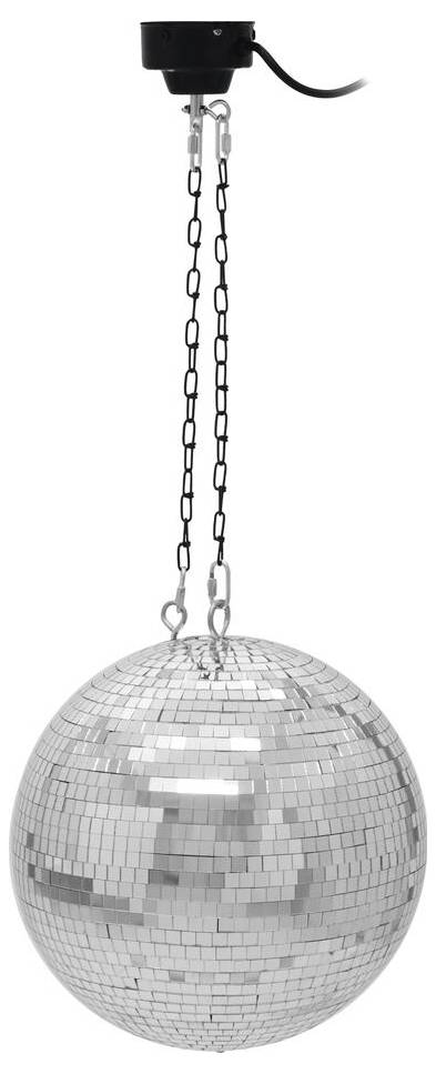 Tükörgömb forgató motorral, 30 cm 3. kép