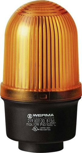FOLYAM. FÉNY 219 RM 12-240V/AC/DC SÁRGA