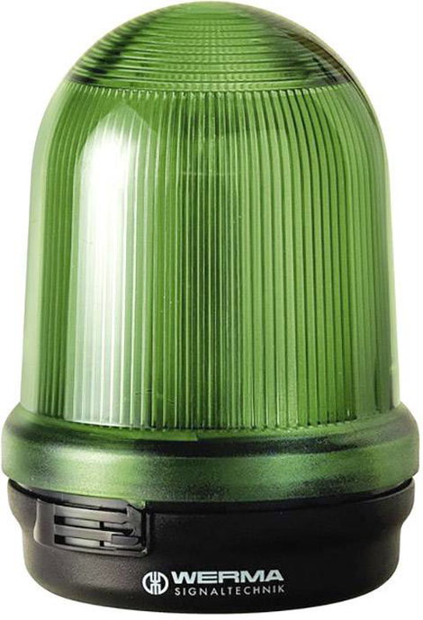 FOLYAMATOS FÉNY B15D BM 12-240 V ZÖLD