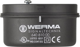 Összekötő elem jelzőlámpához, csőre szerelhető, Werma Signaltechnik 640.810.00