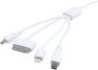Apple iPhone USB töltőkábel, adatkábel (30 pólusú, Lightning, Mini B, Micro B csatlakozókkal) Eufab bélyegkép