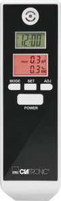 Alkoholteszter kijelzővel, hőmérséklet és idő kijelzéssel, (max.)=1.9 ‰, Clatronic AT3605 bélyegkép