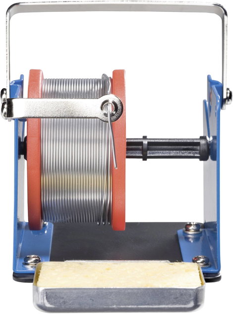 Toolcraft forrasztóón letekercselő, 2 részes, vezeték adagoló tisztító szivaccsal, Toolcraft KP-282