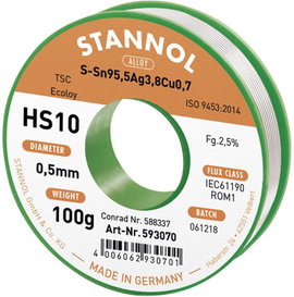 Ólommentes forrasztóhuzal 0,5mm/100g